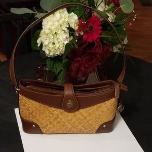 ETIENNE AIGNER Rattan Woven Purse